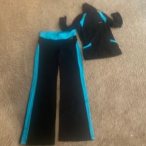 Bebe yoga set jacket and pant